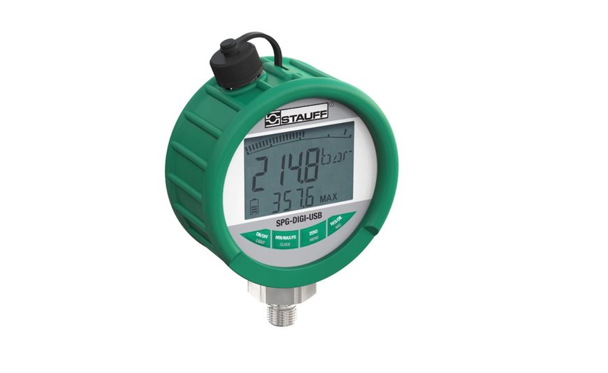 For modern repair concepts: Digital pressure gauge with data logger and USB interface